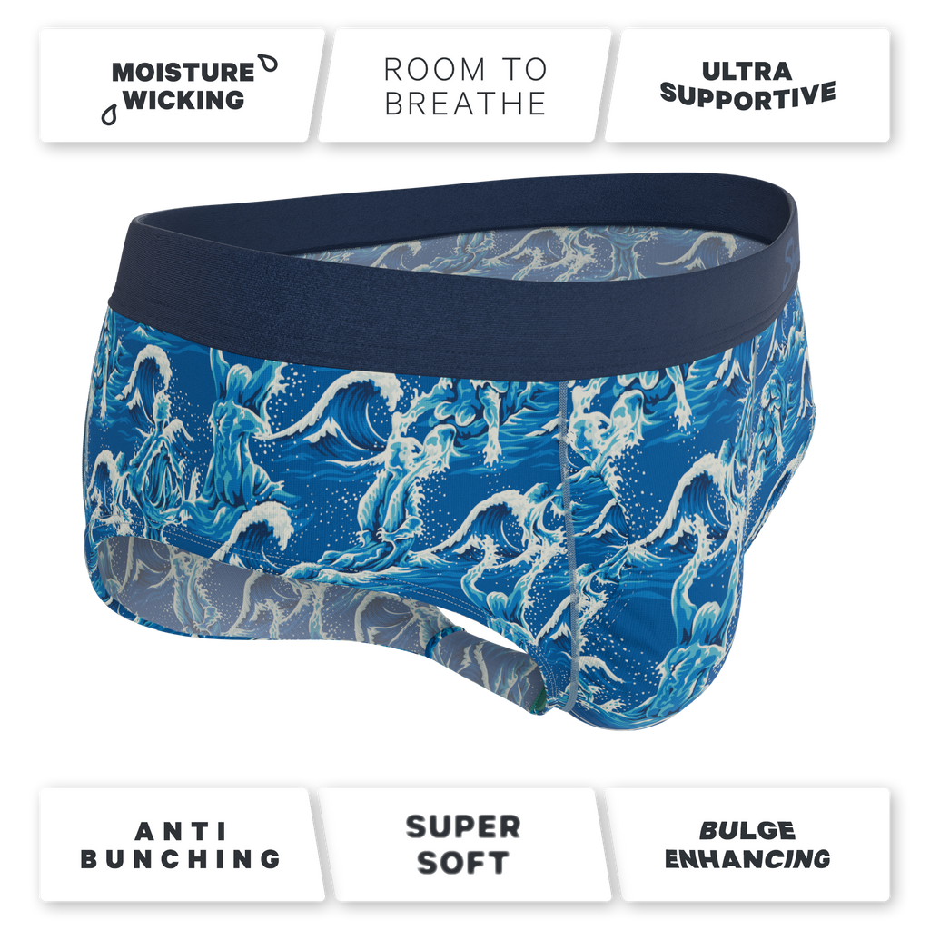 The Slippery When Wet | Naughty Wave Ball Hammock® Pouch Underwear Briefs - Shinesty
