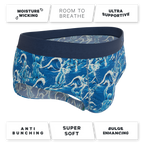 The Slippery When Wet | Naughty Wave Ball Hammock® Pouch Underwear Briefs - Shinesty