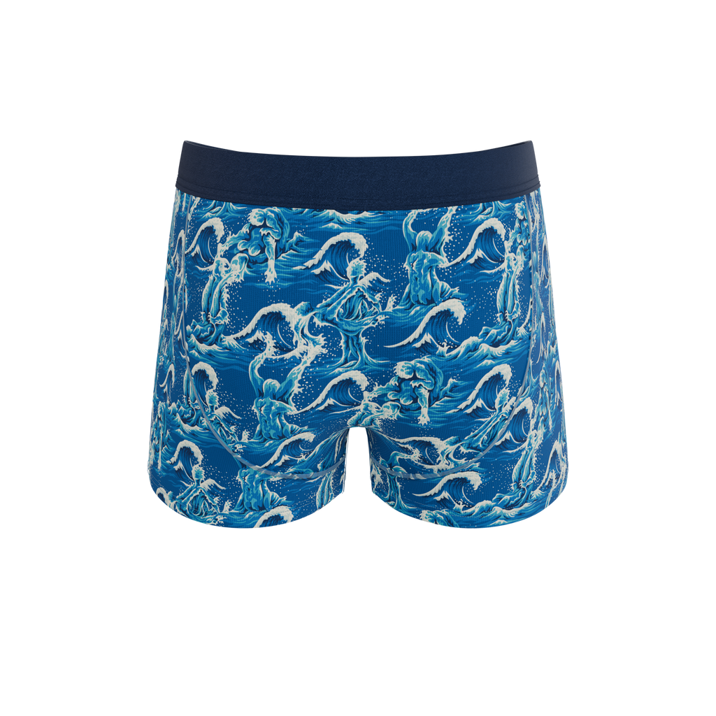The Slippery When Wet | Naughty Wave Ball Hammock® Pouch Trunks Underwear - Shinesty