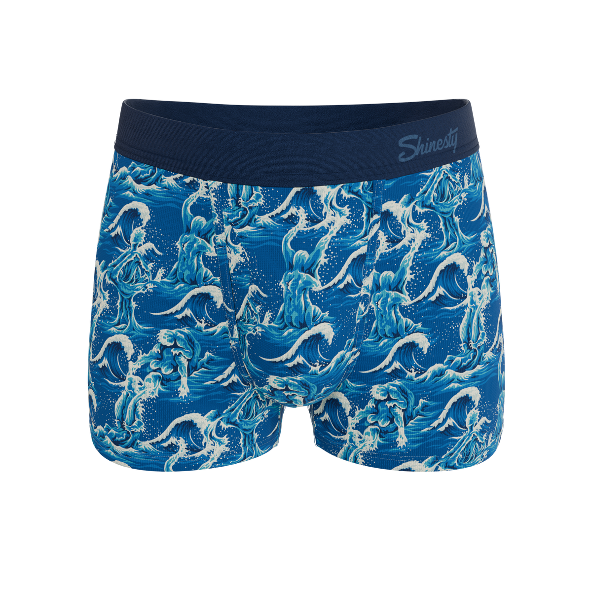 The Slippery When Wet | Naughty Wave Ball Hammock® Pouch Trunks Underwear - Shinesty