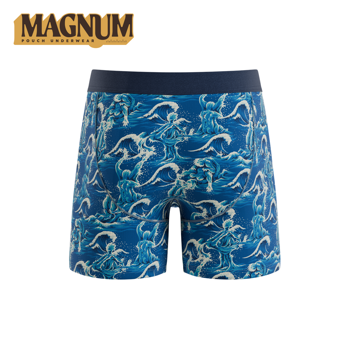 The Slippery When Wet | Naughty Wave Ball Hammock® Magnum Big Pouch Underwear - Shinesty