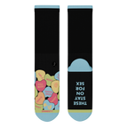 The Smooth Talker | Candy Hearts Heel Hammock™ Crew Socks - Shinesty