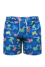 The SPF 69 | Retro Tropical  Ball Hammock® Pouch 5" Swim Trunks - Shinesty