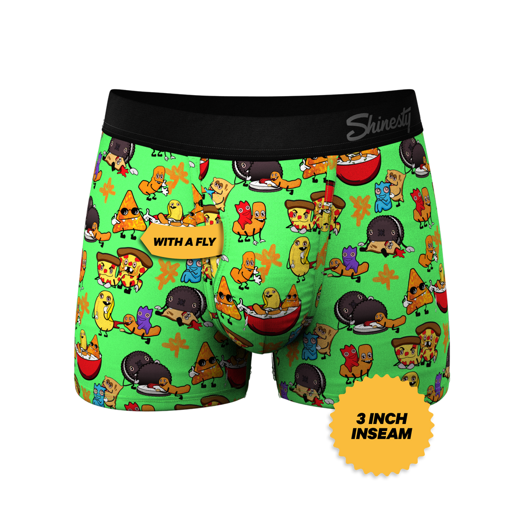The Snackhanalia | Junk Food Ball Hammock® Pouch Trunks Underwear - Shinesty