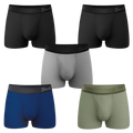 The 5 Solids | Ball Hammock® Pouch Trunks Underwear 5 Pack - Shinesty