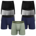 The 7 Solids | Ball Hammock® Pouch Boxer Briefs with Fly 7 Pack - Shinesty