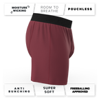 The Sommelier | Burgundy Boxers - Shinesty