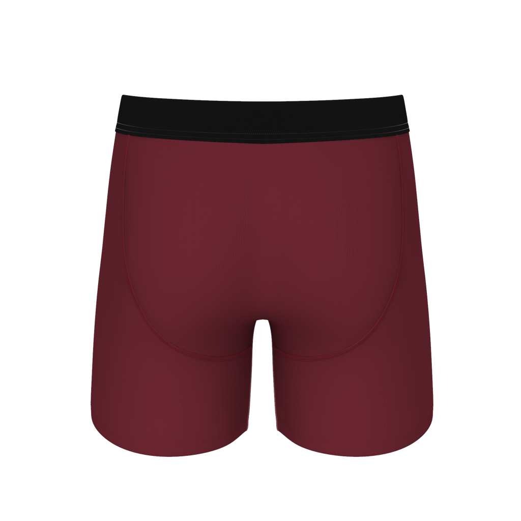 The Sommelier | Burgundy Ball Hammock® Pouch Underwear With Fly - Shinesty
