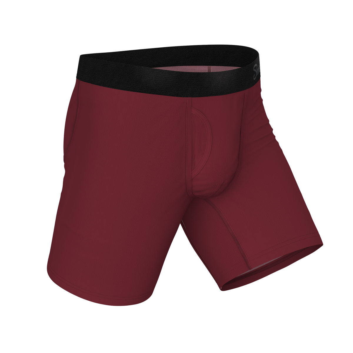 The Sommelier | Burgundy Ball Hammock® Boxer - Long Leg - Shinesty
