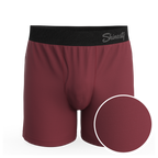 The Sommelier | Burgundy Boxers - Shinesty