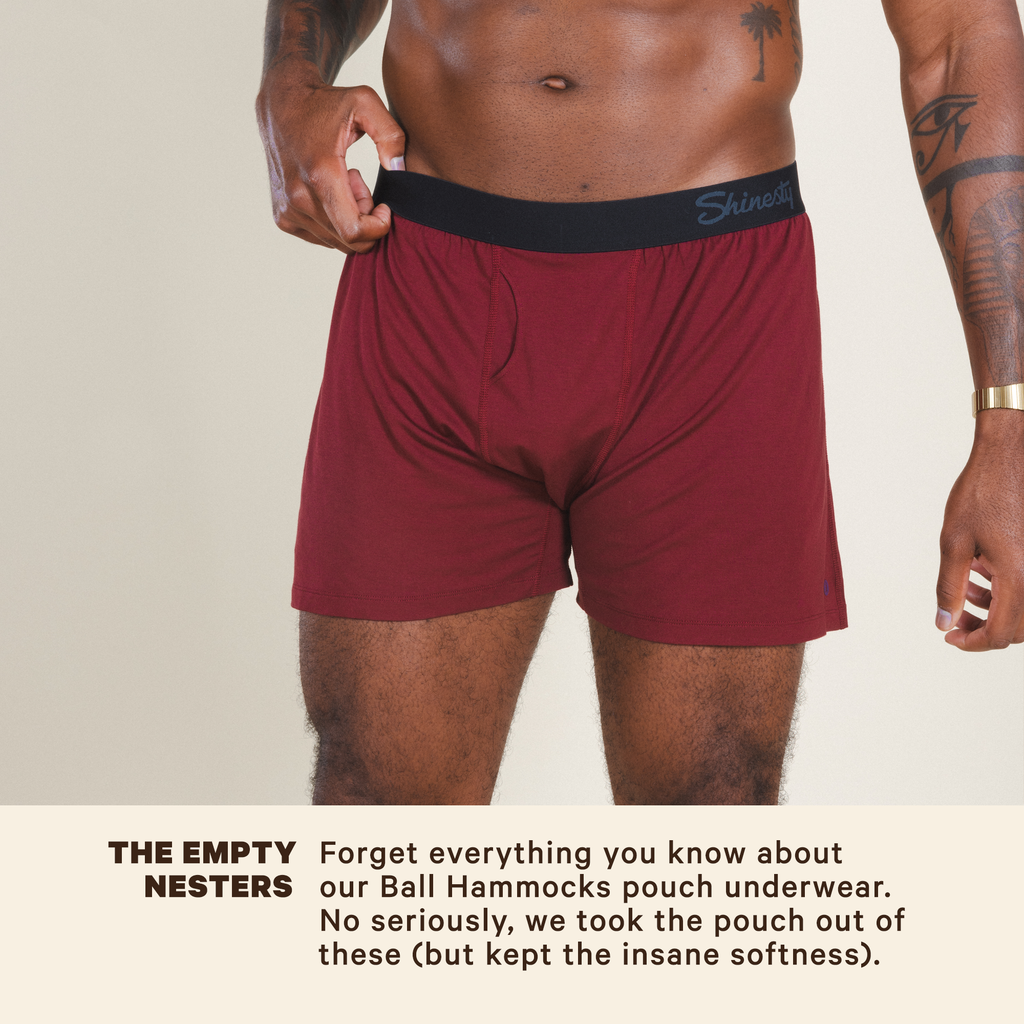 The Sommelier | Burgundy Boxers - Shinesty