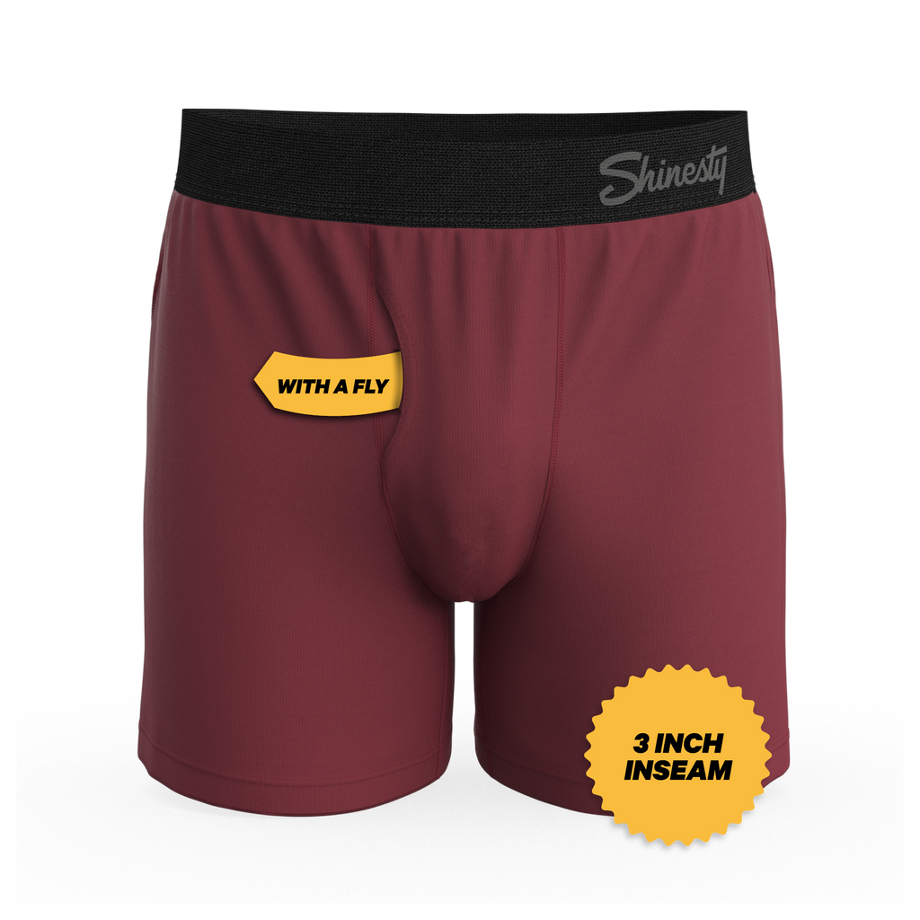 The Sommelier | Burgundy Boxers - Shinesty