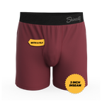 The Sommelier | Burgundy Boxers - Shinesty