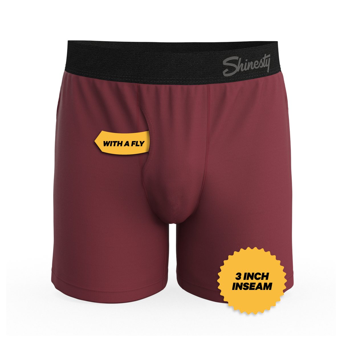 The Sommelier | Burgundy Boxers - Shinesty