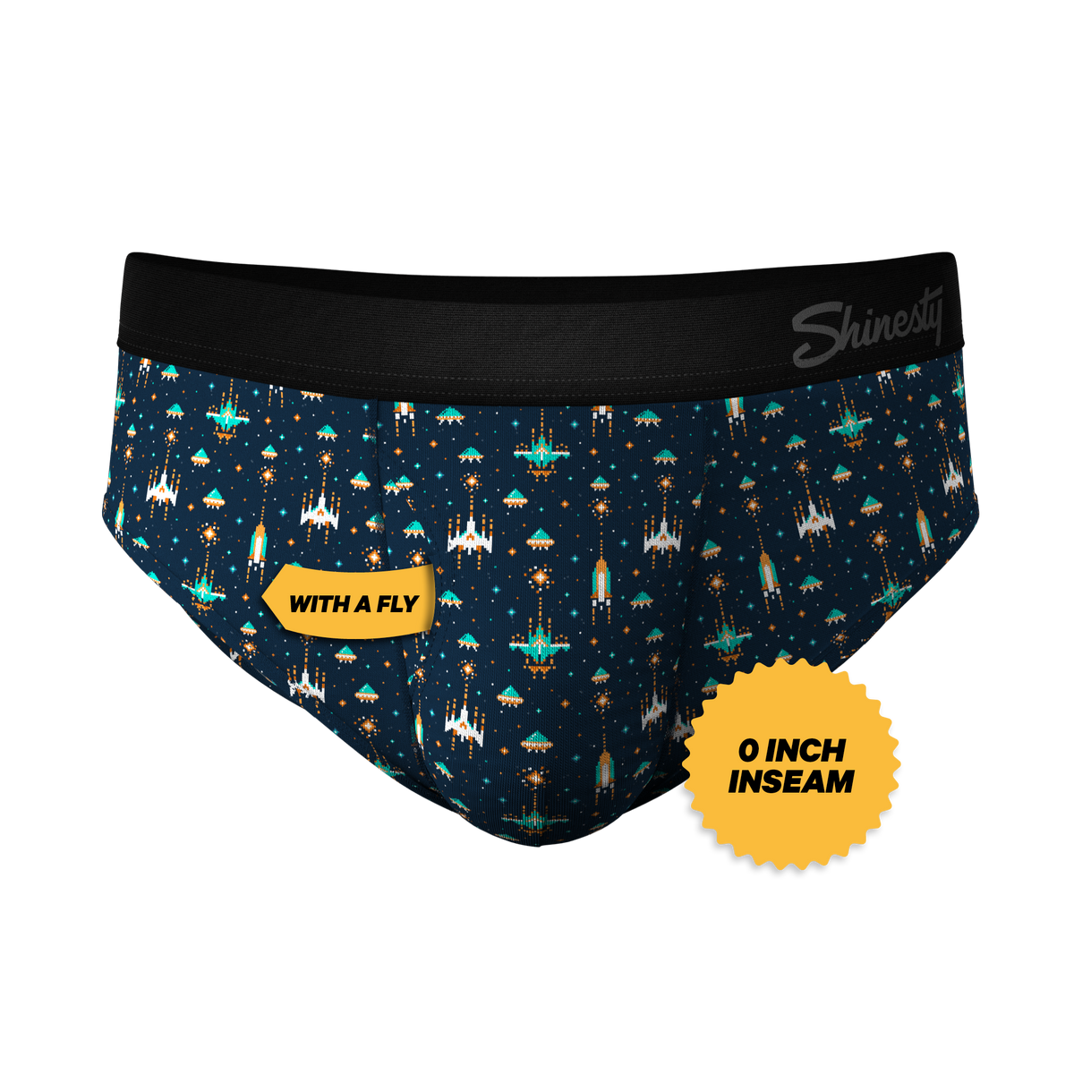 The Space Commando | Spaceship Ball Hammock® Pouch Underwear Briefs - Shinesty