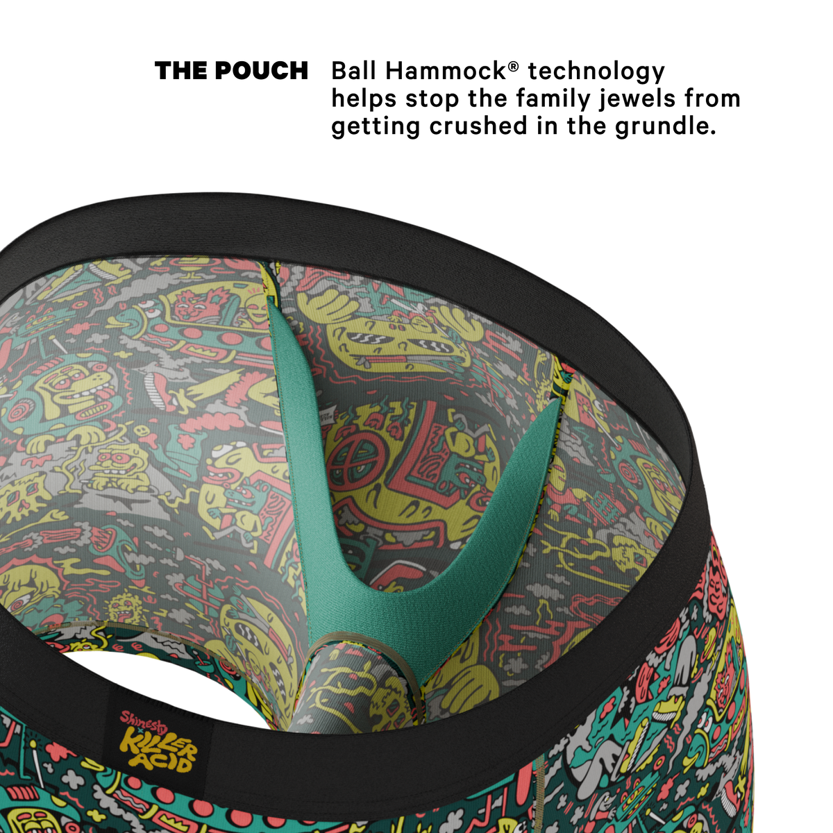 The Spaced Out | Shinesty X Killer Acid Ball Hammock® Pouch Underwear - Shinesty