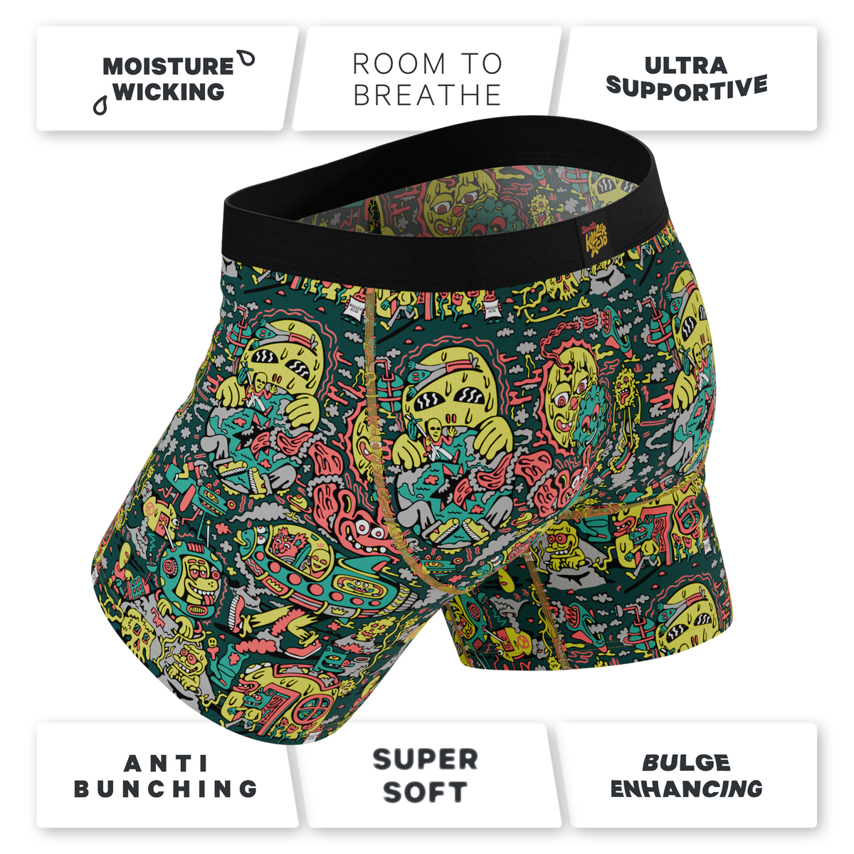 The Spaced Out | Shinesty X Killer Acid Ball Hammock® Pouch Underwear - Shinesty