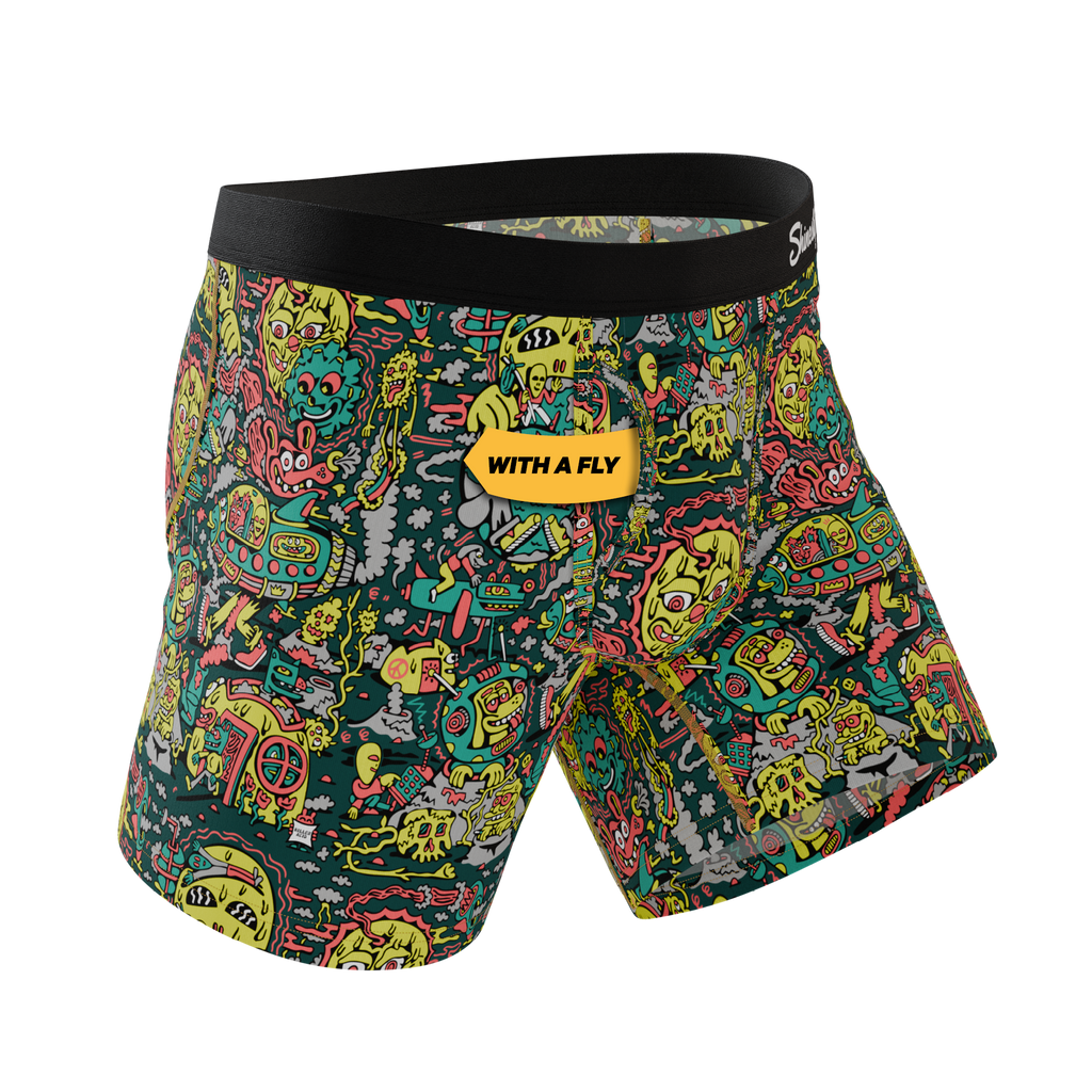 The Spaced Out | Shinesty X Killer Acid Ball Hammock® Pouch Underwear With Fly - Shinesty