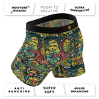 The Spaced Out | Shinesty X Killer Acid Ball Hammock® Pouch Underwear With Fly - Shinesty