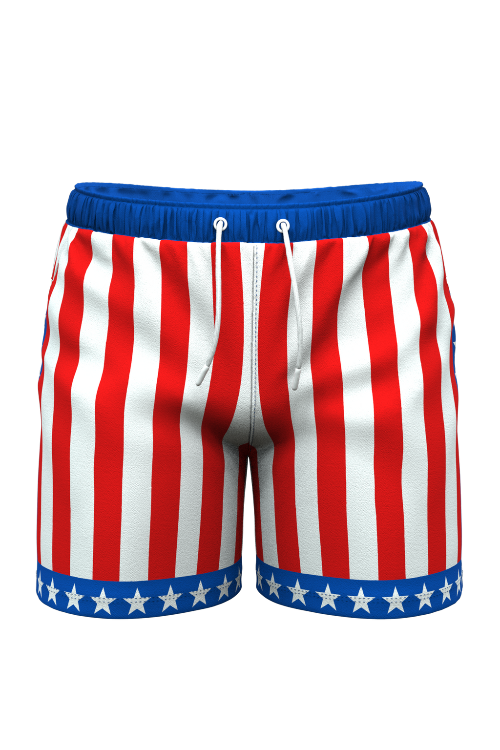 The Spacious Skies | Retro Usa Ball Hammock® Pouch 5" Swim Trunks - Shinesty