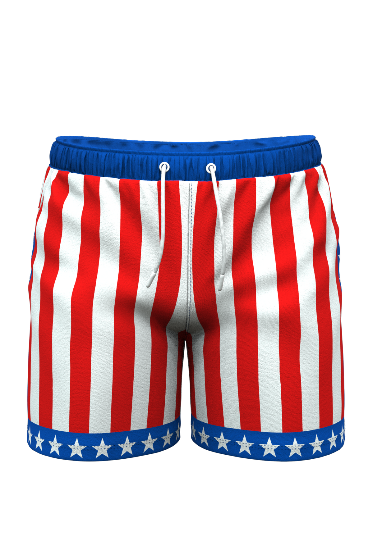 The Spacious Skies | Retro Usa Ball Hammock® Pouch 5" Swim Trunks - Shinesty