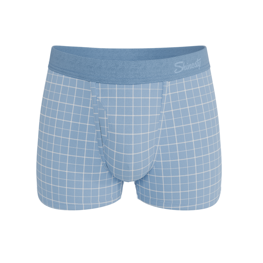 The Spick & Span | Window Pane Plaid Ball Hammock® Pouch Trunks Underwear - Shinesty