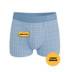 The Spick & Span | Window Pane Plaid Ball Hammock® Pouch Trunks Underwear - Shinesty