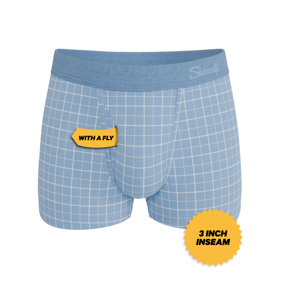 The Spick & Span | Window Pane Plaid Ball Hammock® Pouch Trunks Underwear - Shinesty