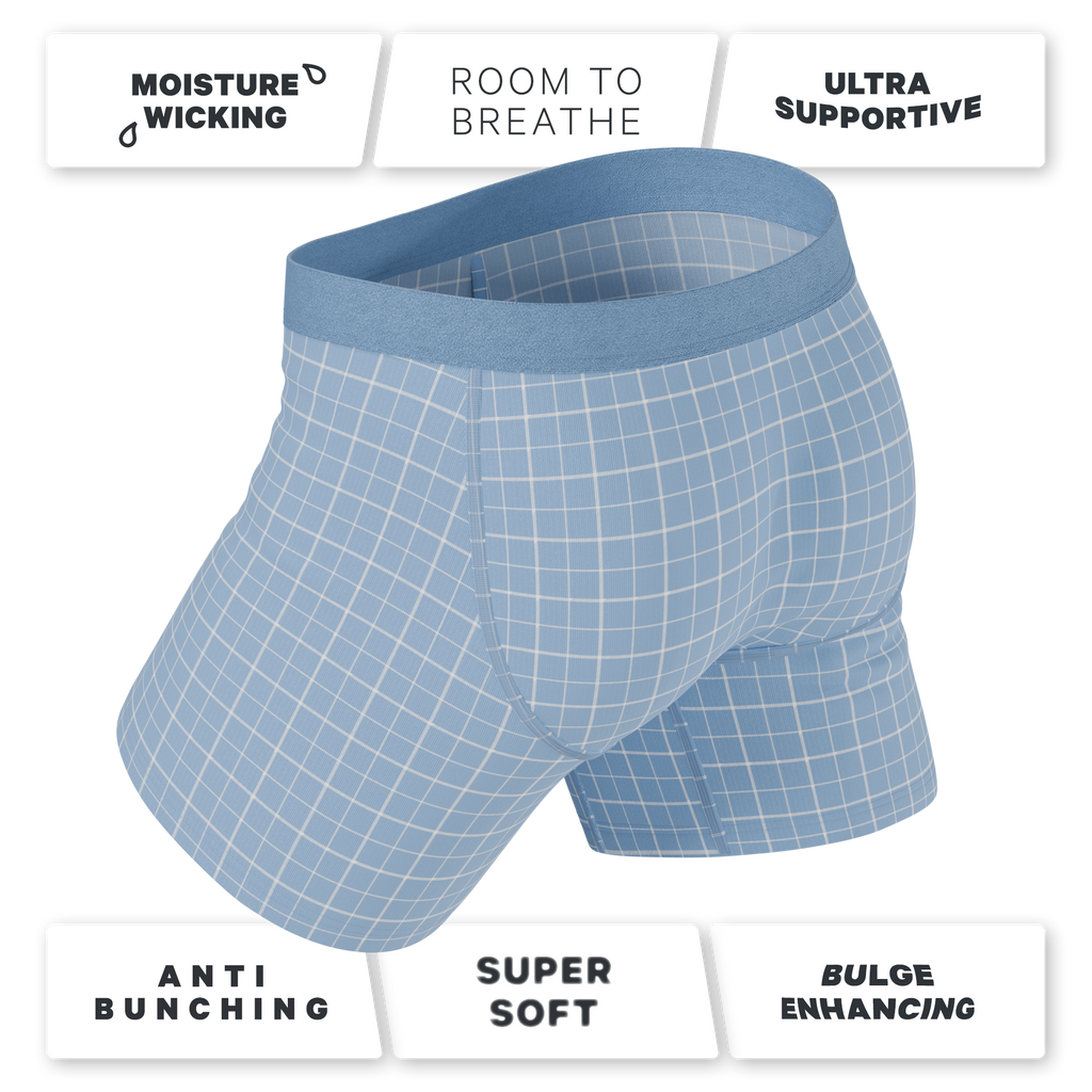 The Spick & Span | Window Pane Plaid Ball Hammock® Pouch Underwear - Shinesty