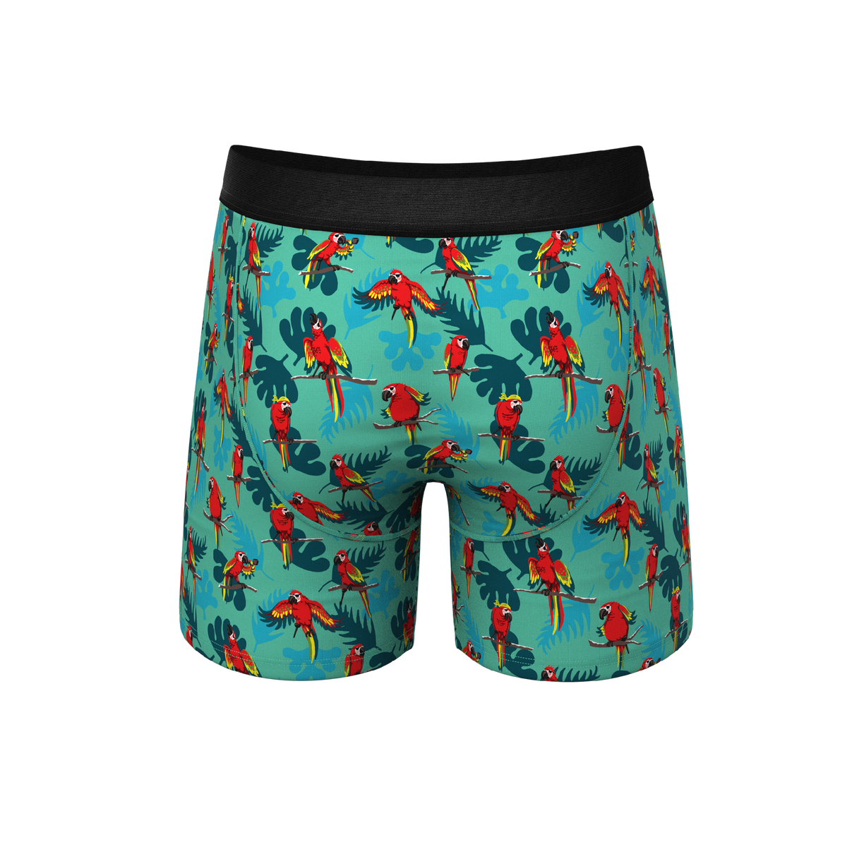The Squawk Tease | Tropical Parrot Ball Hammock® Pouch Underwear - Shinesty