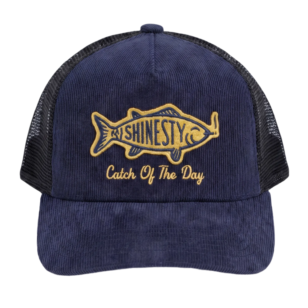 The Catch Of The Day | Shinesty Fish Corduroy Trucker Hat - Shinesty