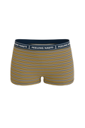 The Regatta | Navy and Yellow Terry Modal Boyshort - Shinesty