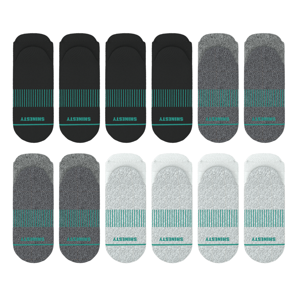 The Staple | Heel Hammock™ Ankle Socks 12 Pack - Shinesty