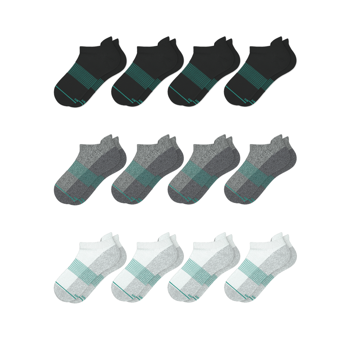 The Staple | Heel Hammock™ Ankle Socks 12 Pack - Shinesty
