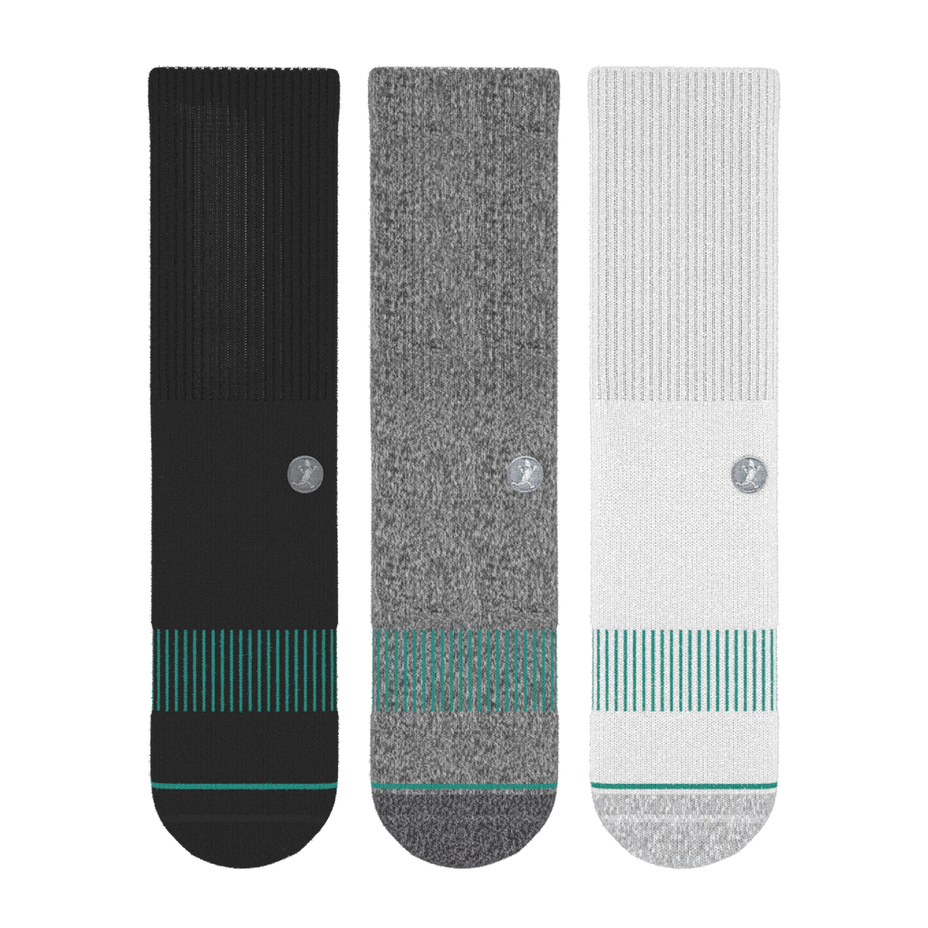 The Staple | Heel Hammock™ Crew Socks 3 Pack - Shinesty