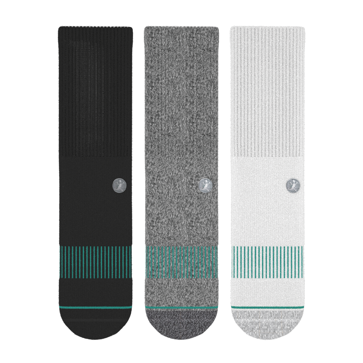 The Staple | Heel Hammock™ Crew Socks 3 Pack - Shinesty