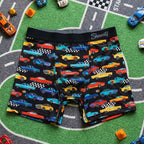 The Start Your Engines | Racecar Youth Boxer Briefs - Shinesty