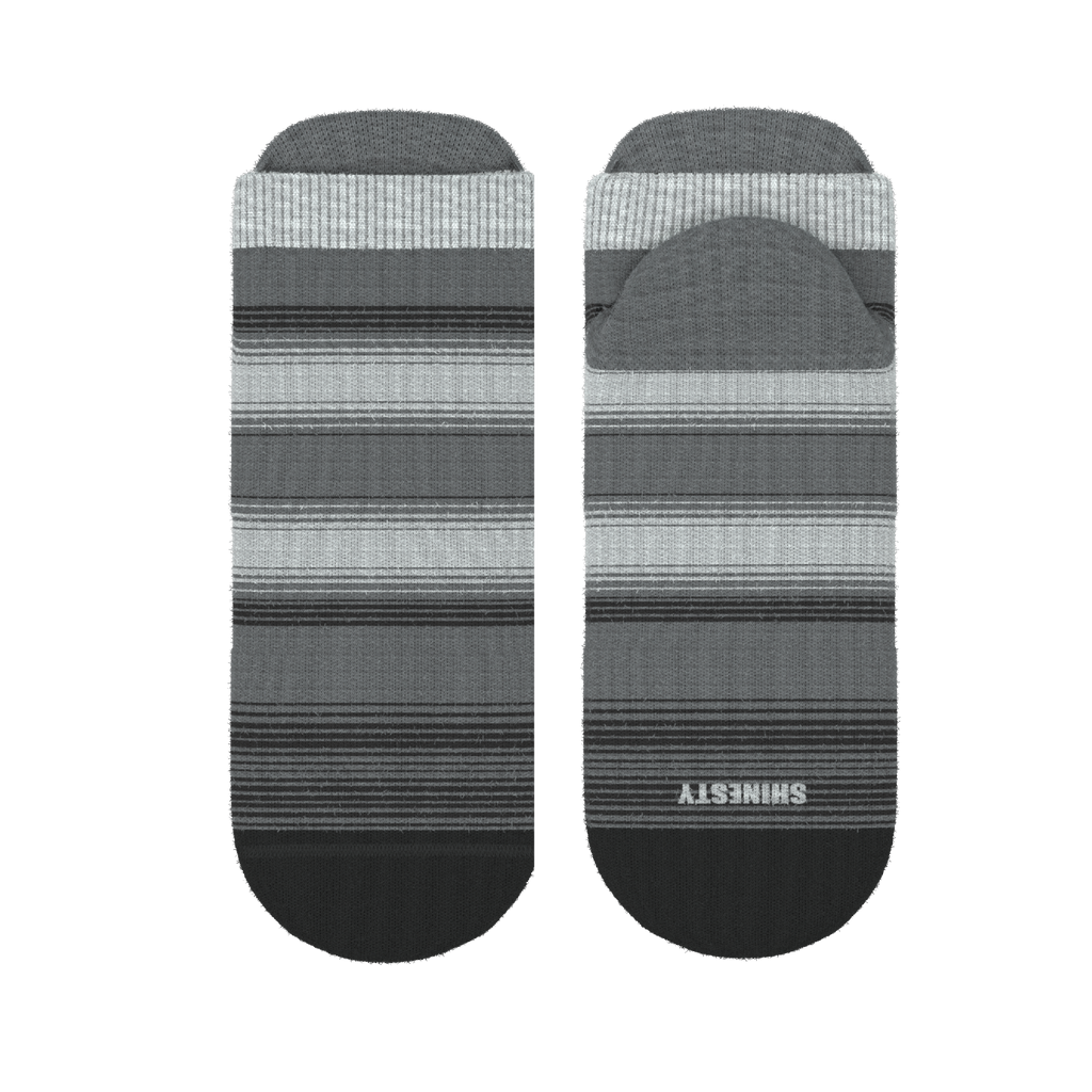 The Static Channel | Stripe Heel Hammock™ Ankle Socks - Shinesty