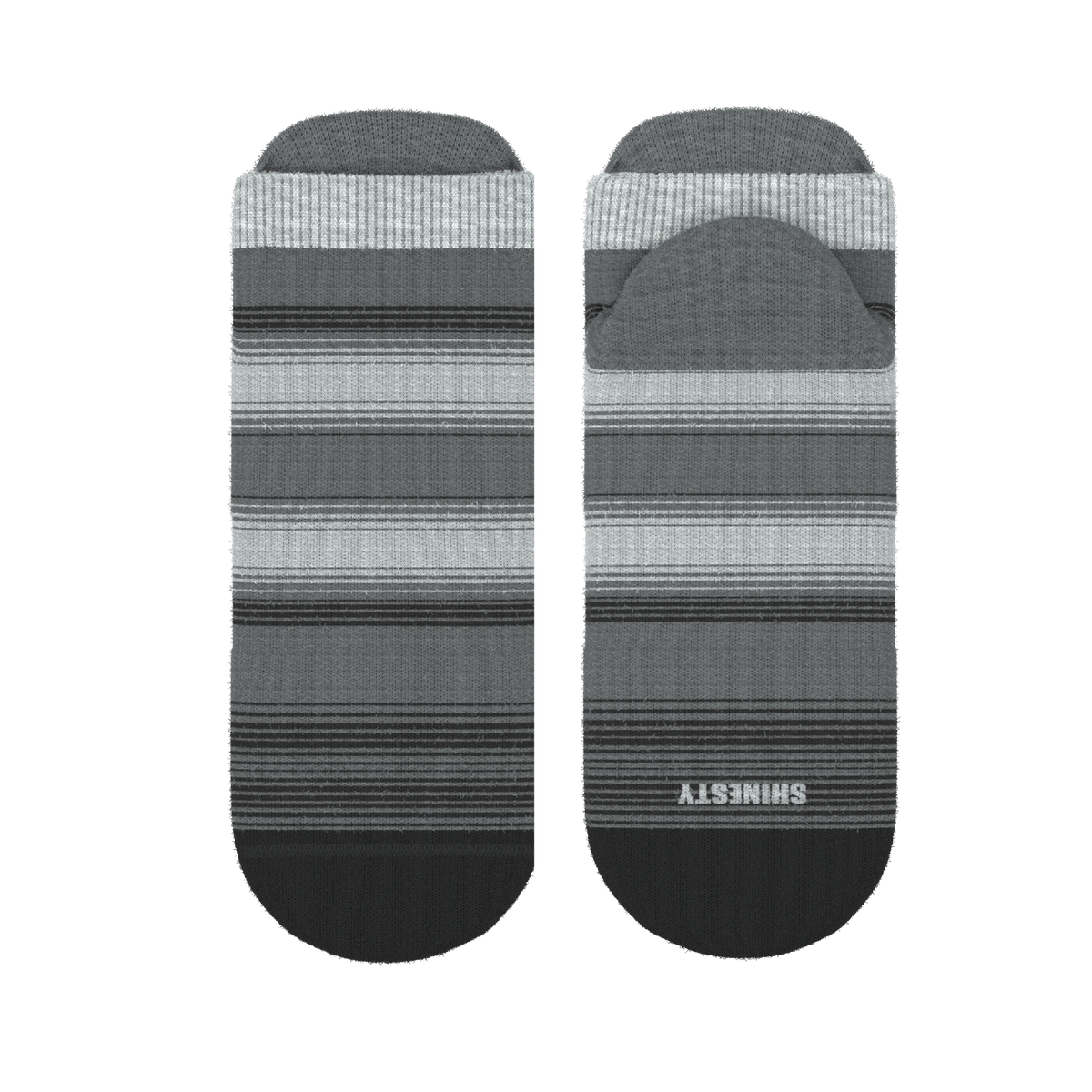 The Static Channel | Stripe Heel Hammock™ Ankle Socks - Shinesty