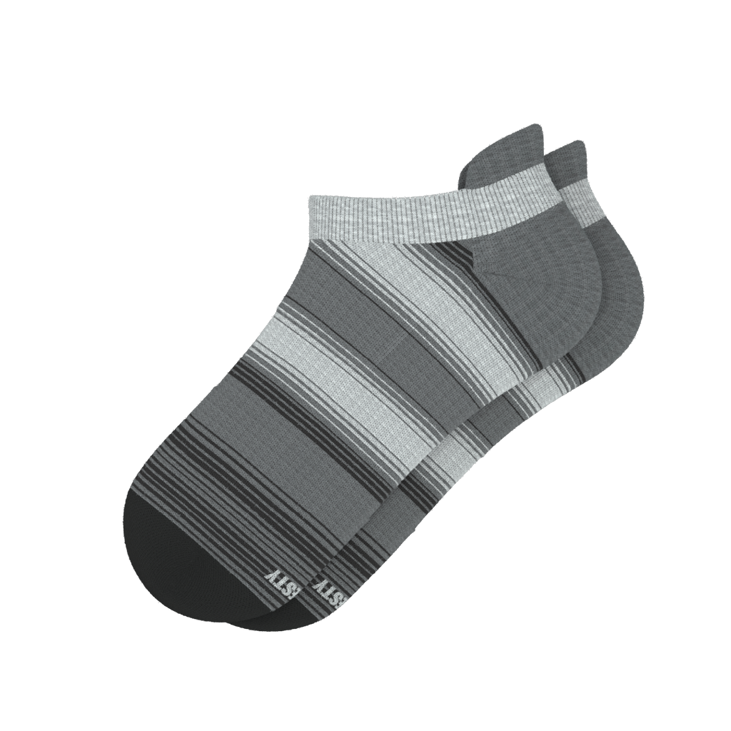The Static Channel | Stripe Heel Hammock™ Ankle Socks - Shinesty