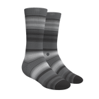 The Static Channel | Stripe Heel Hammock™ Crew Socks - Shinesty