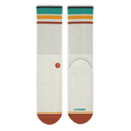 The Stellar | Retro Stripe Heel Hammock™ Crew Socks - Shinesty