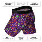 The Sticky Fingers | Halloween Candy Ball Hammock® Boxer - Long Leg - Shinesty