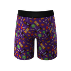 The Red & Black Lumberjack | Buffalo Check Ball Hammock® Boxer - Long Leg - Shinesty