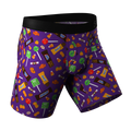 The Red & Black Lumberjack | Buffalo Check Ball Hammock® Boxer - Long Leg - Shinesty