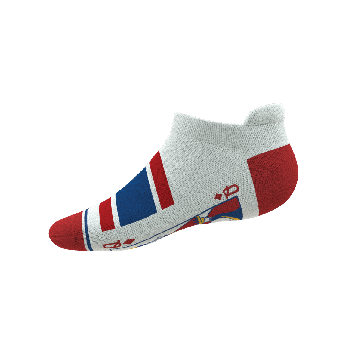 The Strip Poker | Playing Card Heel Hammock™ Ankle Socks - Shinesty