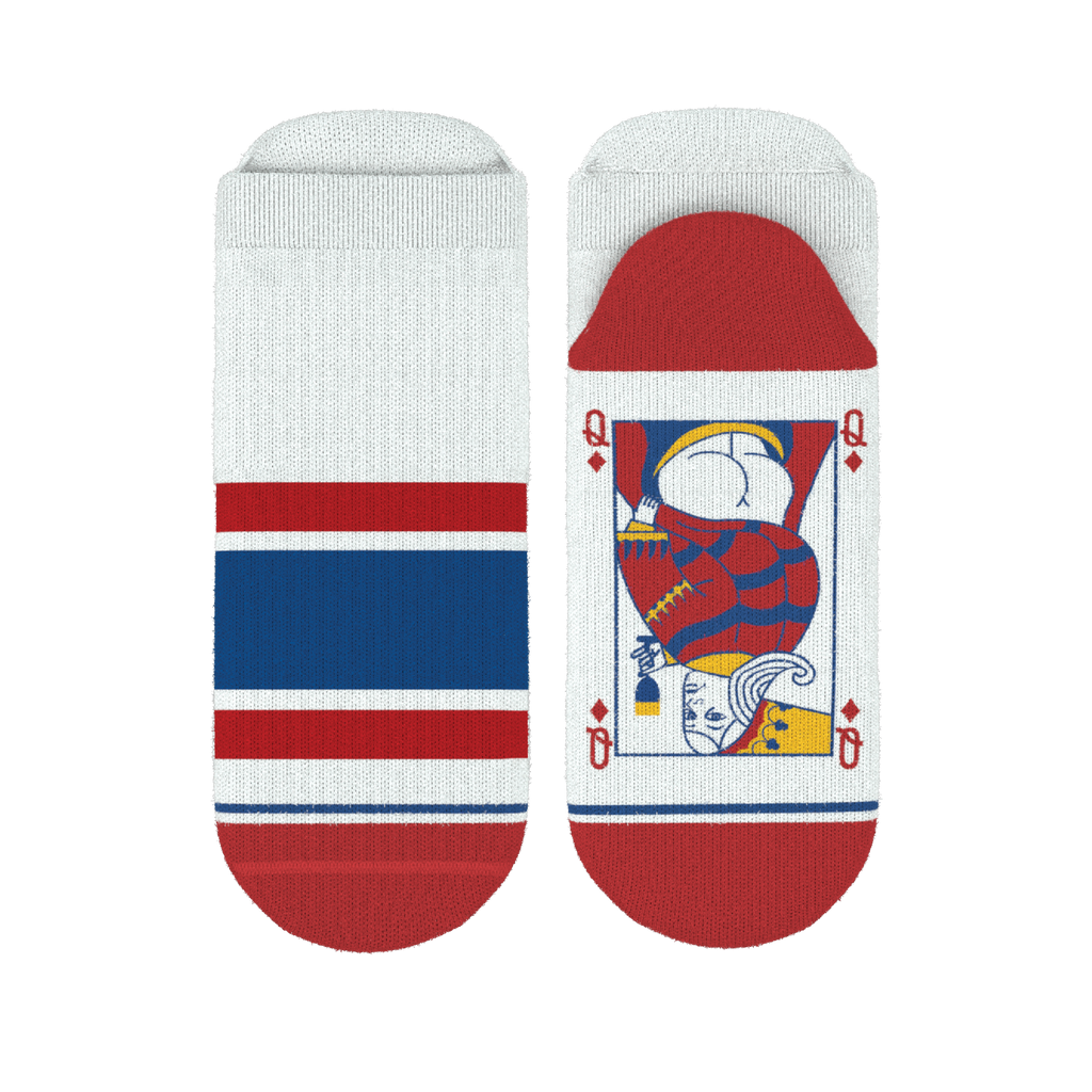 The Strip Poker | Playing Card Heel Hammock™ Ankle Socks - Shinesty