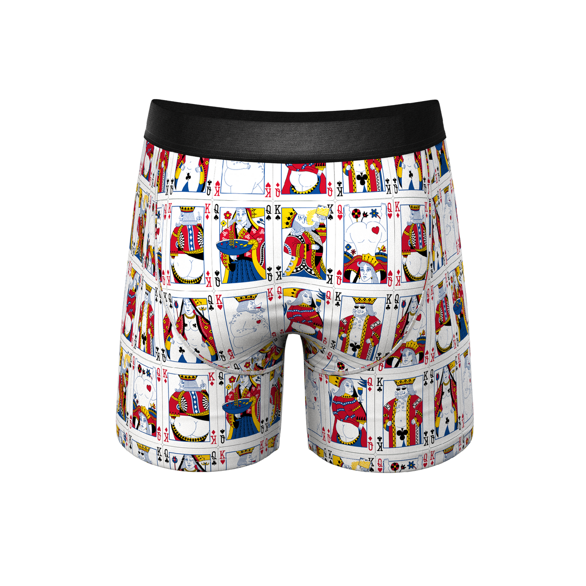 The Strip Poker | Playing Cards Ball Hammock® Pouch Underwear With Fly - Shinesty