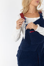The Counting Sheep | Navy Sherpa Pajamaralls® - Shinesty