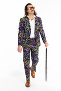 The Carnival Krewe | Mardi Gras Beads Suit - Shinesty